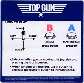 Vs. Top Gun - Arcade - Controls Information Image