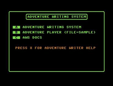 Adventure Writing System - Screenshot - Game Title Image