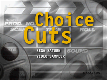 Sega Saturn Choice Cuts - Screenshot - Game Title Image