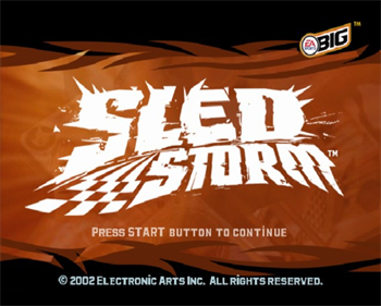 Sled Storm - Screenshot - Game Title Image