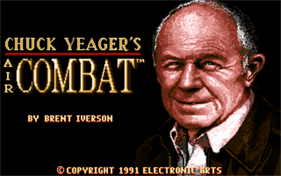 Chuck Yeager's Air Combat - Screenshot - Game Title Image