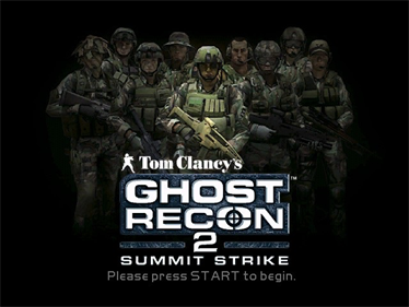 Tom Clancy's Ghost Recon 2: Summit Strike - Screenshot - Game Title Image