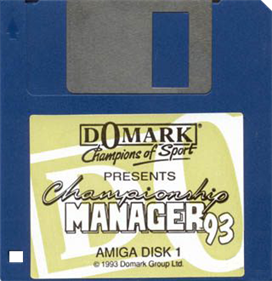 Championship Manager 93 - Disc Image