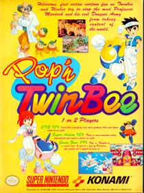 Pop'n TwinBee - Advertisement Flyer - Front Image