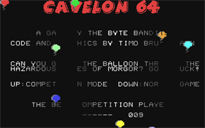Cavelon 64 - Screenshot - Game Title Image