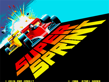 Super Sprint - Screenshot - Game Title Image