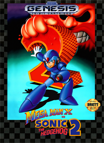 Mega Man X in Sonic the Hedgehog 2 - Box - Front Image