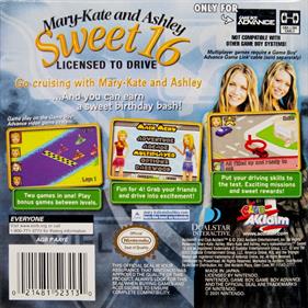 Mary-Kate and Ashley: Sweet 16: Licensed to Drive - Box - Back Image