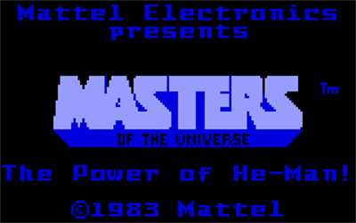 Masters of the Universe: The Power of He-Man - Screenshot - Game Title Image