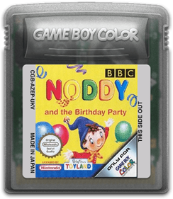 Noddy and the Birthday Party - Fanart - Cart - Front Image
