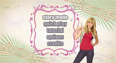 Hannah Montana: The Movie - Screenshot - Game Select Image