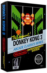 Donkey Kong 3 - Box - 3D Image