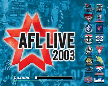 AFL Live 2003 - Screenshot - Game Title Image