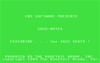 Coco Notes - Screenshot - Game Title Image