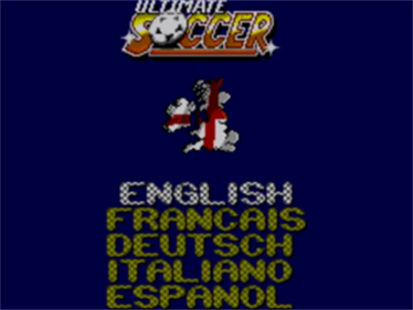 Ultimate Soccer - Screenshot - Game Title Image