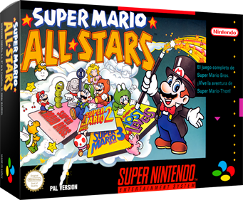 Super Mario All-Stars - Box - 3D Image