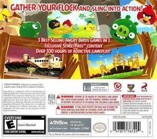 Angry Birds Trilogy - Box - Back Image