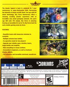 Sky Force Anniversary - Box - Back Image