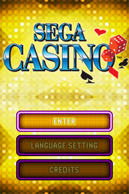 Sega Casino - Screenshot - Game Title Image