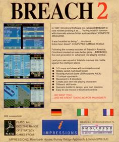 Breach 2 - Box - Back Image