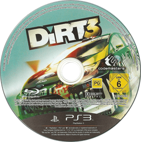 DiRT 3 - Disc Image