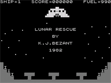 Lunar rescue  - Screenshot - Game Title Image