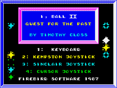 I Ball II - Screenshot - Game Title Image