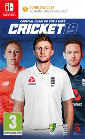 Official Games of the Ashes: Cricket 19 - Box - Front Image