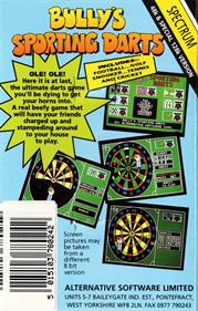 Bully's Sporting Darts - Box - Back Image