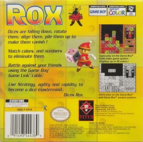 Rox - Box - Back Image