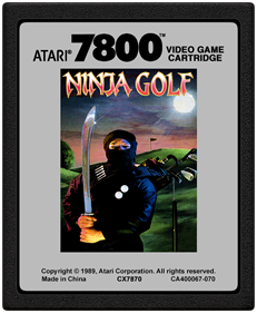 Ninja Golf - Cart - Front Image