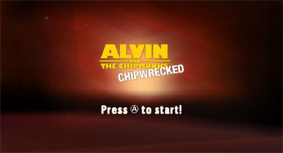 Alvin and the Chipmunks: Chipwrecked - Screenshot - Game Title Image