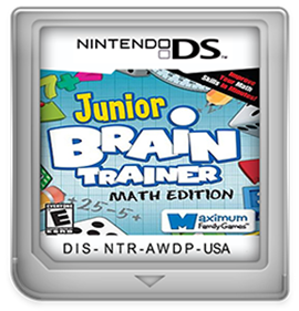 Junior Brain Trainer: Math Edition - Fanart - Cart - Front Image