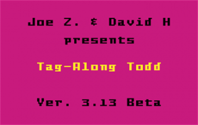 Tag-Along Todd - Screenshot - Game Title Image
