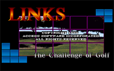 Links: The Challenge of Golf - Screenshot - Game Title Image