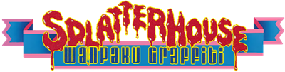 Splatterhouse: Wanpaku Graffiti - Clear Logo Image