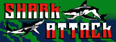 Shark Attack - Arcade - Marquee Image