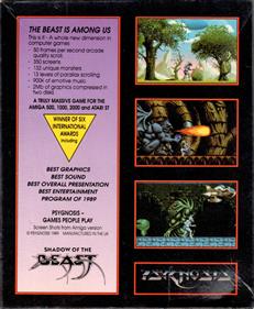 Shadow of the Beast - Box - Back Image