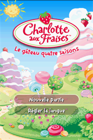 Strawberry Shortcake: The Four Seasons Cake - Screenshot - Game Title Image