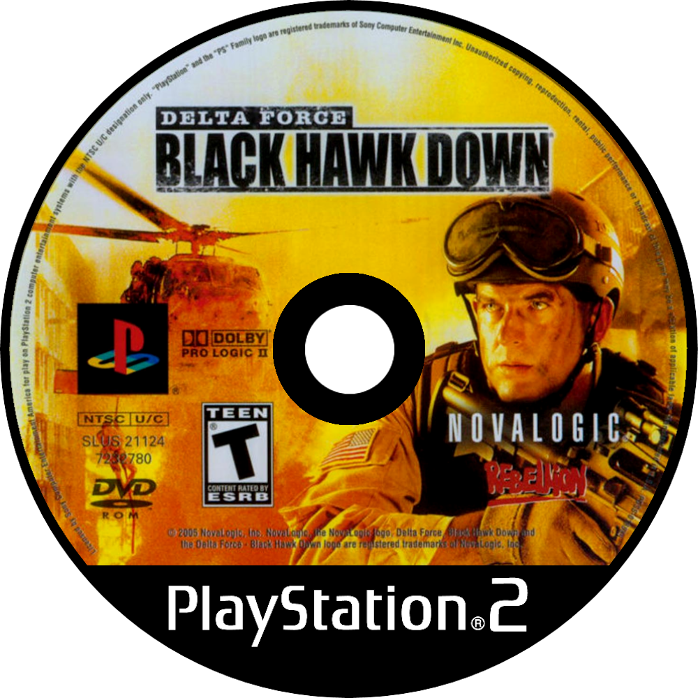 black hawk down playstation 2
