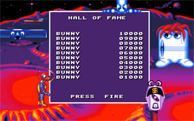 Bunny Bricks - Screenshot - High Scores Image