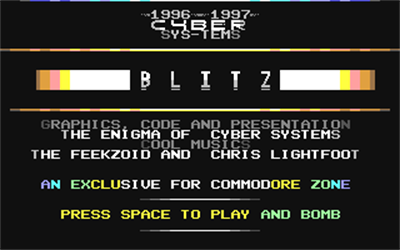 Blitz (Commodore Zone) - Screenshot - Game Title Image
