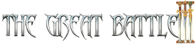 The Great Battle III - Clear Logo Image