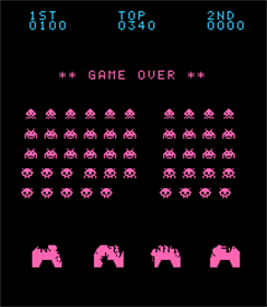 Pacom Invader - Screenshot - Game Over Image