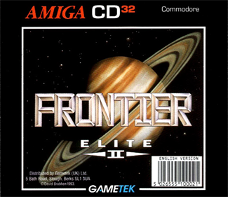 Frontier: Elite II - Box - Back Image