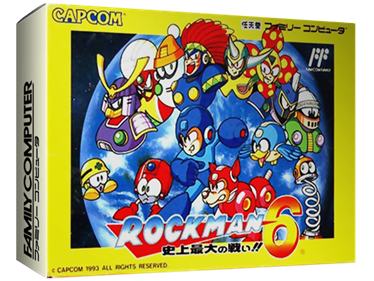 Mega Man 6 - Box - 3D Image