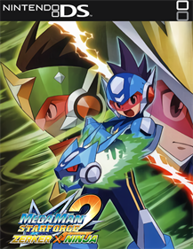 Mega Man Star Force 2: Zerker x Ninja - Fanart - Box - Front Image