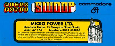Swoop (Micro Power) - Box - Back Image