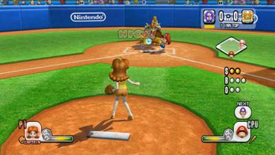 Mario Super Sluggers - Screenshot - Gameplay Image