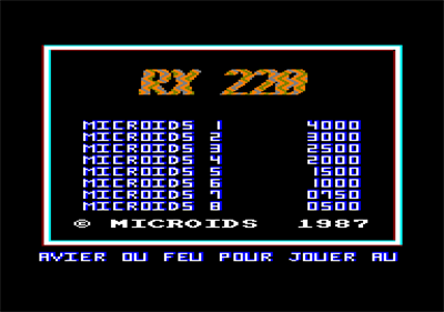RX 220 - Screenshot - Game Title Image
